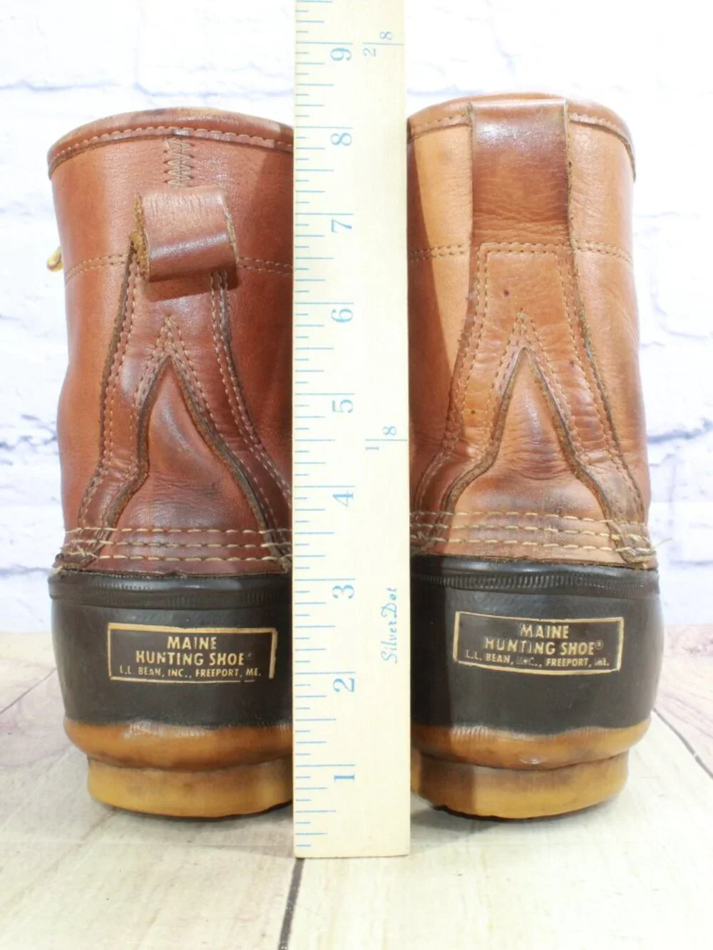 Vintage LL Bean Maine Hunting Shoe Leather Thinsulate GoreTex Duck Boots 11